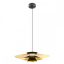 FARGO modern LED függőlámpa, matt fekete/matt arany, 16.5W, 910lm