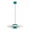 FARGO modern LED függőlámpa, matt zöld/matt fehér, 16.5W, 910lm