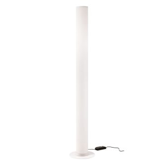 PILON modern LED állólámpa, matt akril/fehér talp, 57W, 6885lm