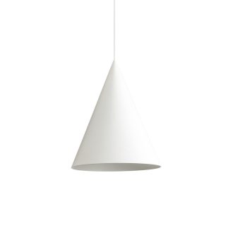 KONOS modern függőlámpa 1xE27, matt fehér, Ø35 cm, max. 42W