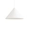 KONOS modern függőlámpa 1xE27, matt fehér, Ø55 cm, max. 42W