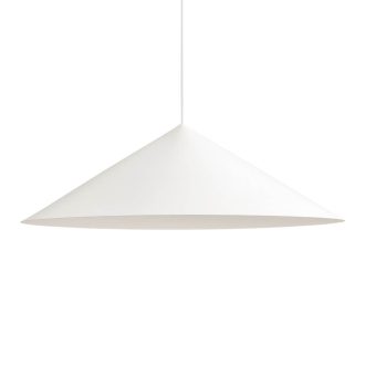 KONOS modern függőlámpa 1xE27, matt fehér, Ø75 cm, max. 42W