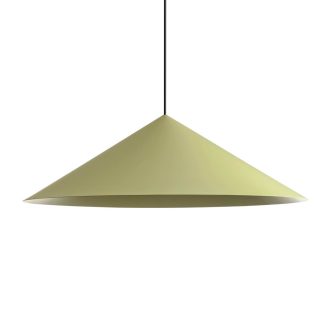 KONOS modern függőlámpa 1xE27, matt olívazöld, Ø75 cm, max. 42W