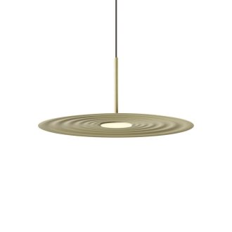 LAKE modern LED függőlámpa, matt olívazöld, 13W, 3000K, 723lm