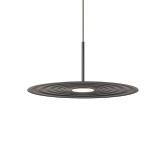 LAKE modern LED függőlámpa, matt fekete, 13W, 3000K, 723lm