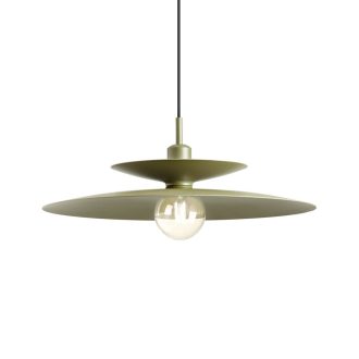 GUNNAR modern függőlámpa 1xE27, matt olívazöld