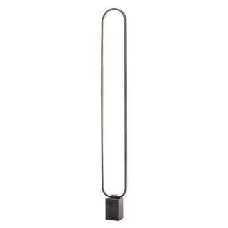 ADO modern LED állólámpa, matt fekete, 24W, 3000K, 850lm