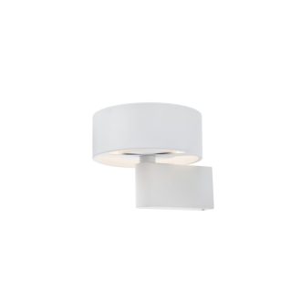PUNKT modern LED fali lámpa, matt fehér, 6W, 3000K, 374lm
