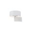 PUNKT modern LED fali lámpa, matt fehér, 6W, 3000K, 374lm