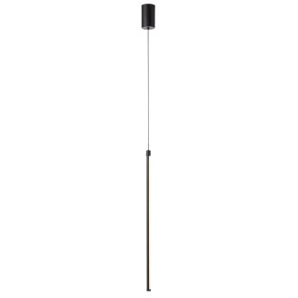TABOO modern LED függőlámpa, matt fekete, 9W, 3000K, 658lm