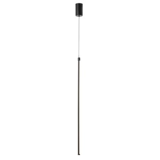 TABOO modern LED függőlámpa, matt fekete, 11W, 3000K, 798lm