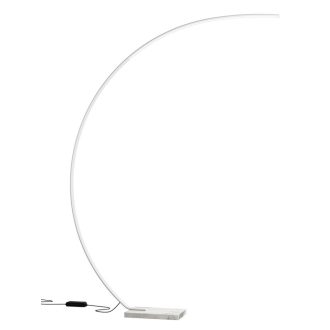 CARVER modern LED állólámpa, matt fehér, 16W, 3000K, 1000lm