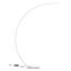 CARVER modern LED állólámpa, matt fehér, 16W, 3000K, 1000lm