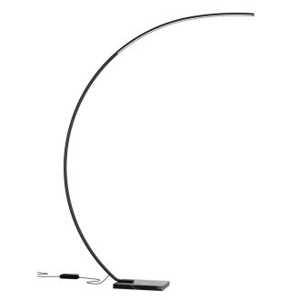 CARVER modern LED állólámpa, matt fekete, 16W, 3000K, 750lm