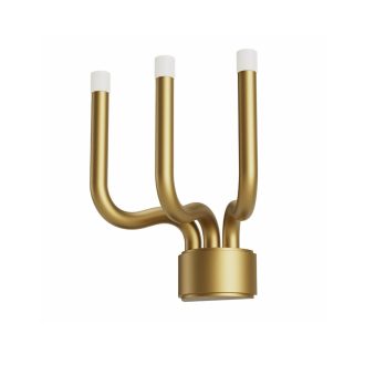 LUXOR modern LED fali lámpa, matt arany, 12W, 3000K, 1063lm, 25 cm