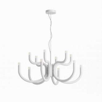 LUXOR modern LED csillár, fényes fehér, 54W, 3000K, 4605lm