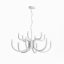 LUXOR modern LED csillár, fényes fehér, 54W, 3000K, 4605lm