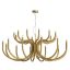 LUXOR modern LED csillár, matt arany, 108W, 3000K, 8132lm