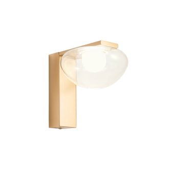 SINCLAIR modern LED fali lámpa, matt arany, 6.5W, 533lm, H16 cm