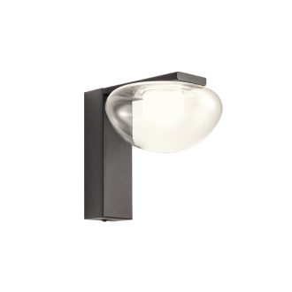 SINCLAIR modern LED fali lámpa, matt fekete, 6.5W, 533lm, H16 cm