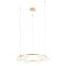SINCLAIR modern LED függőlámpa, matt arany, 37.2W, 3000K, 3306lm