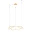SINCLAIR modern LED függőlámpa, matt arany, 37.2W, 3000K, 3306lm