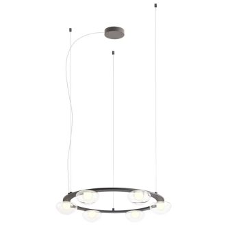 SINCLAIR modern LED függőlámpa, matt fekete, 37.2W, 3000K, 3306lm