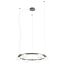 SINCLAIR modern LED függőlámpa, matt fekete, 37.2W, 3000K, 3306lm