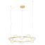 SINCLAIR modern LED függőlámpa, matt arany, 74.4W, 3000K, 5885lm
