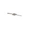 ASTON modern LED fali lámpa, matt fekete, 12W, 1015lm