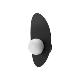 CODY modern LED fali lámpa, matt fekete, 11W, 3000K, 655lm