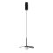 CODY modern LED függőlámpa, matt fekete, 11W, 3000K, 655lm