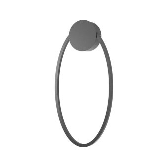 LEO modern LED fali lámpa, matt fekete, 29W, CCT, 1501lm