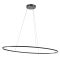 LEO modern LED függőlámpa, matt fekete, 65W, CCT, 4344lm