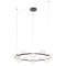 SINCLAIR modern LED függőlámpa, matt fekete, 74.4W, 3000K, 5885lm