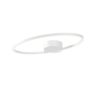 LEO modern LED mennyezeti lámpa, matt fehér, 29W, CCT, 1501lm