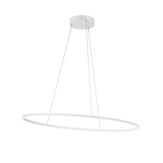 LEO modern LED függőlámpa, matt fehér, 43W, CCT, 2916lm
