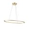 LEO modern LED függőlámpa, bronz, 43W, CCT, 2916lm