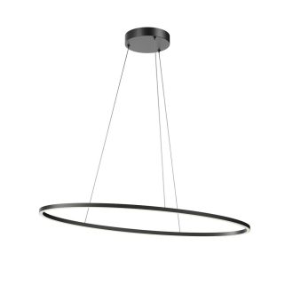 LEO modern LED függőlámpa, matt fekete, 43W, CCT, 2916lm