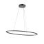 LEO modern LED függőlámpa, matt fekete, 43W, CCT, 2916lm