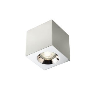 PRATO modern mennyezeti lámpa 1xGU10, króm, max. 35W, szögletes