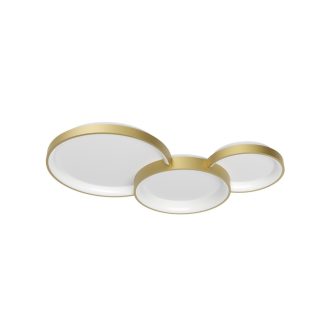 COMBI modern LED mennyezeti lámpa, matt arany, 72W, CCT, 5898lm