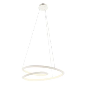 STORM modern LED függőlámpa, matt fehér, 60W, CCT, 4544lm