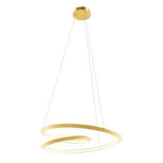 STORM modern LED függőlámpa, matt arany, 60W, CCT, 4544lm