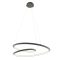 STORM modern LED függőlámpa, matt fekete, 72W, CCT, 5715lm