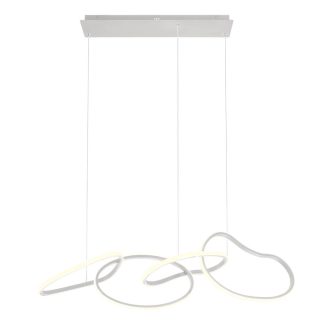 BIAS modern LED függőlámpa, matt fehér, 90W, CCT, 7183lm