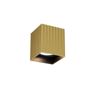 DELPHI modern mennyezeti lámpa 1xGU10, matt arany, H9.1 cm, max. 7W