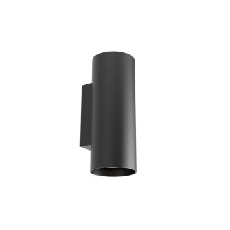 CORINTH modern fali lámpa 2xGU10, matt fekete, H18 cm, max. 7W