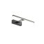 LINEAR modern LED fali lámpa, matt fekete, 8W, 3000K, 582lm