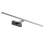 LINEAR modern LED fali lámpa, matt fekete, 16.4W, 3000K, 1162lm